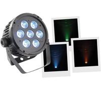 BOOMTONE DJ LED PAR 7X10W 5IN1 RGBWA Dmx in out + Auto