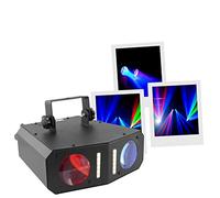 BoomTone DJ MoonStrob - Nero - Gioco di luce LED combo 2 in 1 che offre incredibili prestazioni luminose - Moonflower - Stroboscopio LED bianco 12x1W.