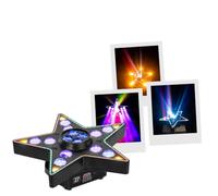 BoomTone DJ Star Beam - Effetto luce LED 3 in 1 con rotazione continua - B-Eye, Be