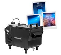 BoomToneDJ, CIRRRUS 1000, macchina per fumo pesante a base d'acqua, telecomando incluso 1000 W, ideale per matrimoni, compleanni e altri eventi professionali, non richiede ghiaccio.