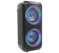 BoomToneDJ Traveler 400 - Altoparlante a batteria (telecomando IR, 400 W) ideale per DJ mobili e feste private, Bluetooth, luce integrata, USB/SD, maniglia telescopica per il trasporto
