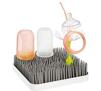 Boon Grass Baby Bottle Dryer Rack Stylish Nursery Accessories Ideal for New Parents Baby Essentials for Parents to Be BPA Free, Grey