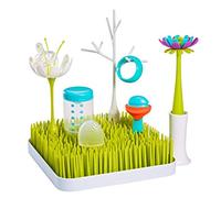 Boon Grass - Starter Set, Elegante scolapiatti e scolapiatti per biberon, tettarelle e ciucci, Senza BPA, ftalati e PVC. Il Regalo Perfetto per Neonati