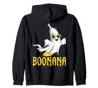 Boonana Banana Carino Banana Kawaii Banana Halloween Fantasma Felpa con Cappuccio