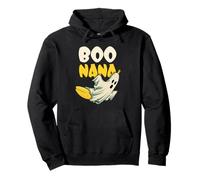 Boonana Carino Kawaii Banana Fantasma Halloween Spooky Felpa con Cappuccio