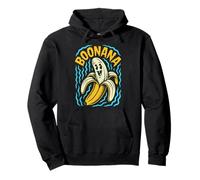 Boonana - Divertente Banana Ghost Halloween Vibe Felpa con Cappuccio