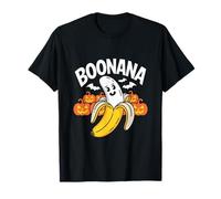 Boonana Happy Ghost Banana Halloween Maglietta