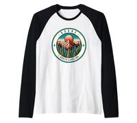Boone North Carolina Sci Snowboard Viaggio in famiglia Maglia con Maniche Raglan