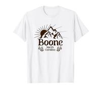 Boone North Carolina Sci Snowboard Viaggio in famiglia Maglietta