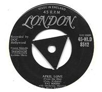Boone, Pat - Boone, Pat April Love 7" London HLD8512 EX 1957 tri-centre
