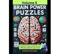 Boone Patchard Brain Power Puzzles 4: Activity Book of Word Puzzles (Tascabile)