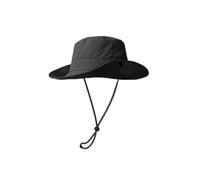 Boonie - Cappello da sole Boonie, colore: Grigio mélange, Nero , Taglia unica