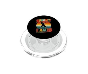 Booom I Am 10 10° compleanno Dabbing Boy Retro PopSockets PopGrip per MagSafe