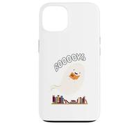BOOOOks - Divertente libro d'amore, motivo: fantasma di Halloween Custodia per iPhone 13