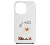 BOOOOks - Divertente libro d'amore, motivo: fantasma di Halloween Custodia per iPhone 13 Pro