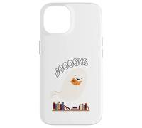 BOOOOks - Divertente libro d'amore, motivo: fantasma di Halloween Custodia per iPhone 14