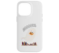 BOOOOks - Divertente libro d'amore, motivo: fantasma di Halloween Custodia per iPhone 14 Pro Max