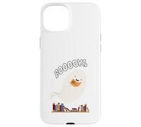BOOOOks - Divertente libro d'amore, motivo: fantasma di Halloween Custodia per iPhone 15 Plus