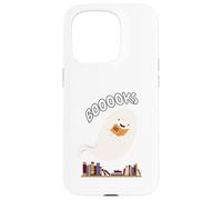 BOOOOks - Divertente libro d'amore, motivo: fantasma di Halloween Custodia per iPhone 15 Pro