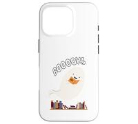 BOOOOks - Divertente libro d'amore, motivo: fantasma di Halloween Custodia per iPhone 16 Pro