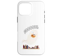 BOOOOks - Divertente libro d'amore, motivo: fantasma di Halloween Custodia per iPhone 16 Pro Max