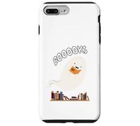 BOOOOks - Divertente libro d'amore, motivo: fantasma di Halloween Custodia per iPhone 7 Plus/8 Plus