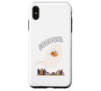 BOOOOks - Divertente libro d'amore, motivo: fantasma di Halloween Custodia per iPhone XS Max