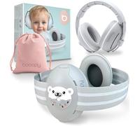 BOOOPY ® Cuffie Neonato Antirumore - Cuffie Insonorizzate 25 dB di riduzione del Rumore-Cuffie Antirumore Bambini & Neonati Accessori Viaggio Utili Cose Per Bambini Neonati protezione per le Orecchie