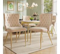 boorbin Tessuto di velluto di alta qualità, sedia da pranzo, sedia da trucco, sedia leggera di lusso in stile moda, design semplice moderno, ergonomico e regolabile (4)