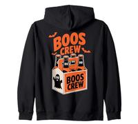 Boos Crew Halloween Ghostly Gathering Felpa con Cappuccio