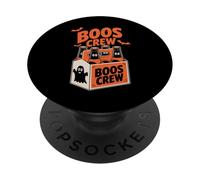 Boos Crew Halloween Ghostly Gathering PopSockets PopGrip Adesivo