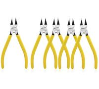 BOOSDEN 5 Pezzi Tronchesine Piccole 15 cm, Tronchesi a Molla con Taglio a Raso, Pinze Precisione per Ferro, Bigiotteria, Modellismo, Fiori Artificiali e Elettronica