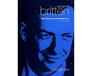BOOSEY & HAWKES BRITTEN BENJAMIN - THREE PIECES FROM THE SUITE OP. 6 - VIOLIN AND PIANO Classical sheets Violin