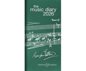 Boosey & Hawkes Music Diary 2026 - Green (BH 15158)