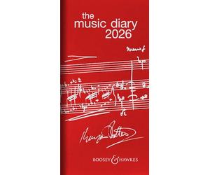 Boosey & Hawkes Music Diary 2026 - Red (BH 15159)
