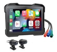 Booso Moto DVR Dash Cam Portatile 5 Pollici Wireless CarPlay Android Auto Schermo GPS Navigazione Monitor Impermeabile