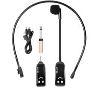 Booso UHF Microfono Fili Testa Indossare Auricolare Display Digitale Mic Auricolare Little Bee Altoparlante Insegnamento Microfono