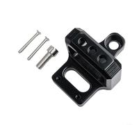 Boost Controller Solenoide Valve Mount Staffa Kit 1 Pack, Staffa in lega di alluminio, montaggio sicuro del vano motore, finitura nera, per prestazioni da corsa