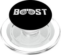 Boost Twin Turbo Boosted Turbos Racing Race Design Graphic PopSockets PopGrip per MagSafe