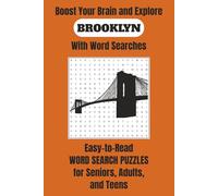 Boost Your Brain and Explore Brooklyn with Word Searches: Easy-to-Read Word Search Puzzles for Seniors, Adults, and Teens | 6x9 Inches, 110 Pages | ... Gifts for Vacations, Holidays, and Free Time