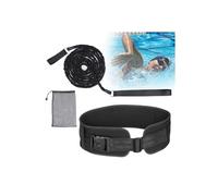 BOOSTEADY Cintura da Nuoto Regolabile Largo e Spesso, Accessori per Piscina, Cinturone per Nuoto Statico 4M per Adulti e Adolescenti, Fascia Elastica per Nuoto in Piscina