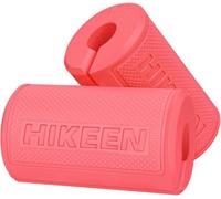 BOOSTEADY Impugnature per Manubri in Silicone, Impugnature per Barra Impugnature per Bicipiti Tricipiti e Avambracci Impugnature, Manubri per Allenamento delle Braccia, Rosa, Diametro Esterno 70 mm
