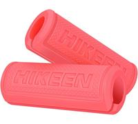 BOOSTEADY Impugnature per Manubri in Silicone, Impugnature per Barra Impugnature per Bicipiti Tricipiti e Avambracci Impugnature, Manubri per Allenamento delle Braccia, Rosa, Diametro Esterno 45 mm