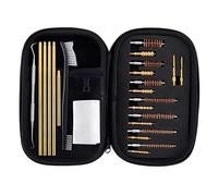 BOOSTEADY Kit di Pulizia per Fucile & Pistola .22.30.243.280.40.45.357/9mm/.380 Multi-Calibro Spazzola per Alesaggio Jag in Ottone