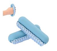BOOSTEADY Set di Pesi per le Mani, Set di Manubri Morbidi con Cinghia per le Mani per le Donne e gli Uomini, Pesi per l'allenamento della Forza per Yoga, Danza, Pilates, Cardio, Blu, 0,45 kg