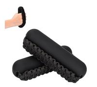 BOOSTEADY Set di Pesi per le Mani, Set di Manubri Morbidi con Cinghia per le Mani per le Donne e gli Uomini, Pesi per l'allenamento della Forza per Yoga, Danza, Pilates, Cardio, Nero, 0,45 kg
