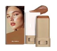 Boosted Skin Tint Balm, Solid Tinted Moisturizing Contour Stick Foundation Face, Even Skin Tone Portable Moisturizing Essence Stick, Create a Natural Look (03#)