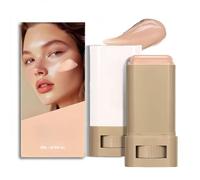 Boosted Skin Tint Balm, Solid Tinted Moisturizing Contour Stick Foundation Face, Even Skin Tone Portable Moisturizing Essence Stick, Create a Natural Look (05#)