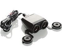 Booster 180-3025, Doppia presa 12V male Nero