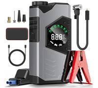 Booster Avviamento auto,3000A 26800mAh Avviatore di Emergenza per Auto/Moto Booster Catteria Auto (7.0L Gas o 5.5L Diesel) 12V Jump Starter BoosterTorcia a LED Ricarica USB